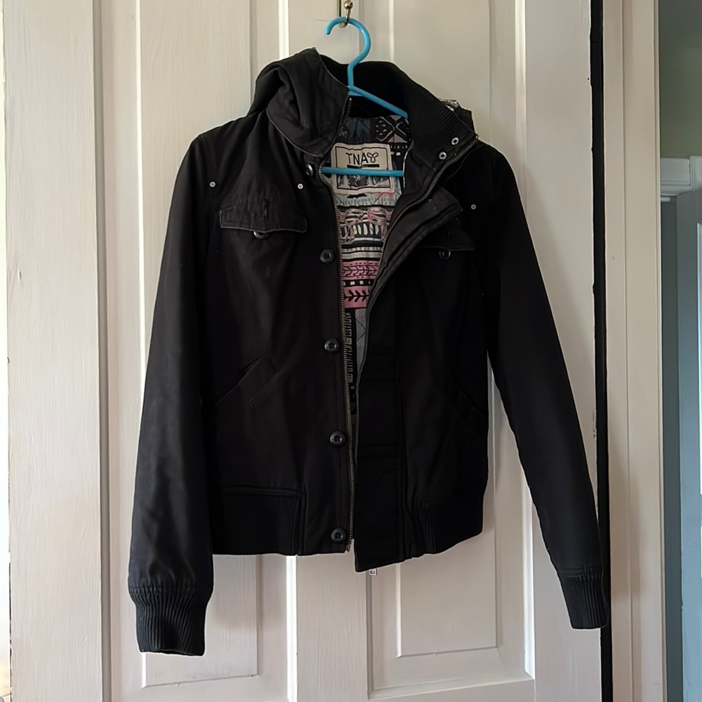EUC Black TNA Winter Coat - Small